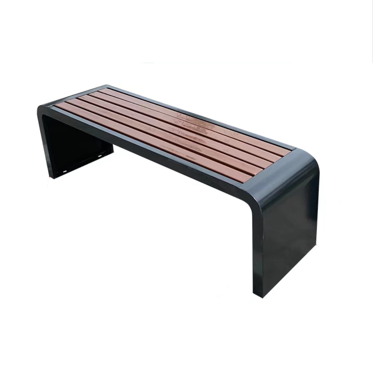 捷诺立 公园椅户外长椅室外座椅长凳子休闲广场社区长条椅子露天椅