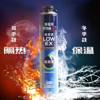 赛磊那 高前发聚氨酯发泡胶泡沫填缝剂欧洲环保认证隔音隔热净味无甲醛 750ML 白