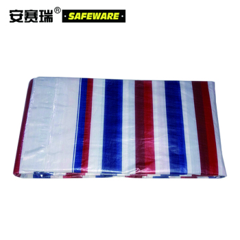 安赛瑞 加厚彩条布防雨布 3*10m