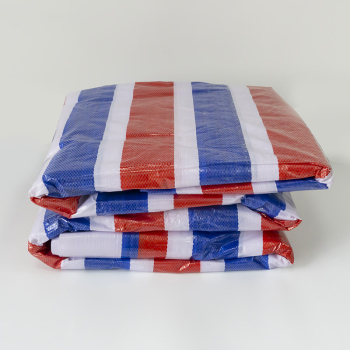 正昌立博 彩条布 防水防晒防雨布 油布篷布 三色布 ZCLB-X-F23863 5米宽*50米 120g 三色（单位：卷）