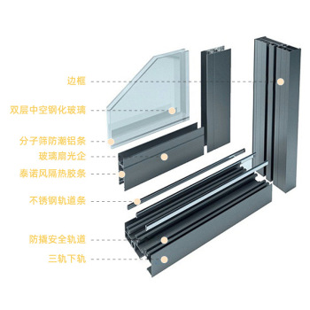 青城 铝合金窗 QC-LC001