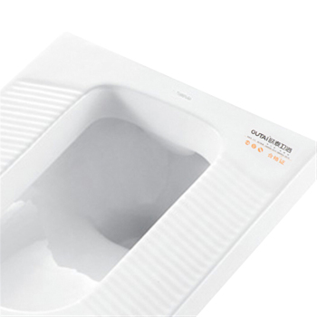 欧泰 蹲便器 OT-103004S 后进前排 带S弯 520*430*230mm