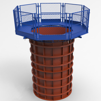 XC 圆柱操作平台 2m