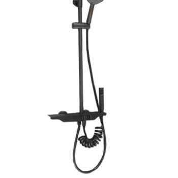 欧泰 顶喷花洒 OT-806130-QH 枪灰色 暗装 四出水 进水孔距15cm