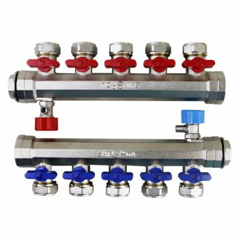 石达 铜分水器(球阀式)SD1014