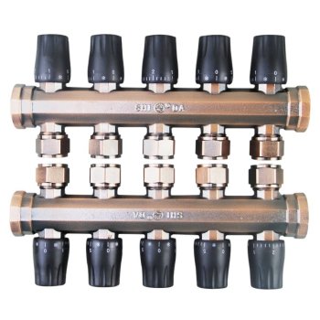 石达 铜分水器(手动温控)SD1007B