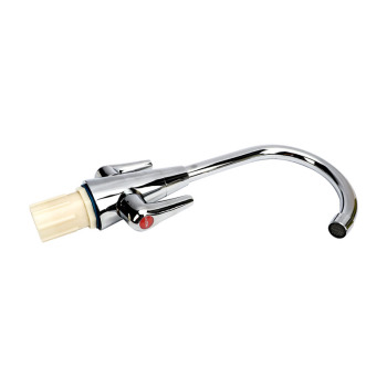 欧泰 菜盆龙头 双柄单孔 OT-204013 冷热款含软管 铜