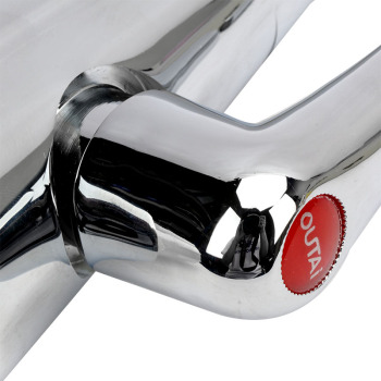 欧泰 菜盆龙头 双柄单孔 OT-204013 冷热款含软管 铜