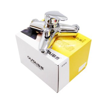 欧泰 浴缸龙头 OT-807003 两出水 铜 进水孔距15cm 暗装 单柄双孔