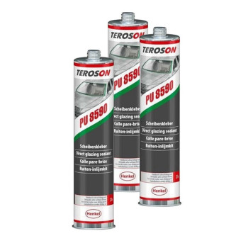 乐泰 汉高泰罗松PU8590风挡玻璃粘接胶 310ml 黑色