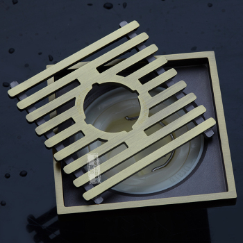 潜水艇 QLTK50-10X 洗衣机地漏 100*100mm 铜 DN50