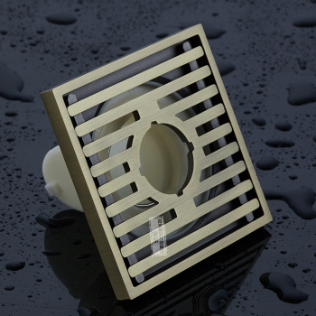 潜水艇 QLTK50-10X 洗衣机地漏 100*100mm 铜 DN50