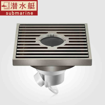 潜水艇 LTK40-10X 洗衣机地漏 100*100mm 铜 DN40