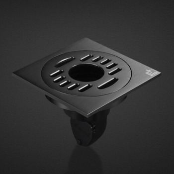 潜水艇 MTF50-10X 枪灰色 洗衣机地漏 铜 DN50