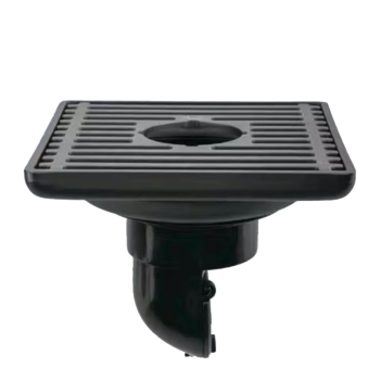 潜水艇 MTK50-10X 枪灰色 竹排式洗衣机地漏 铜 DN50