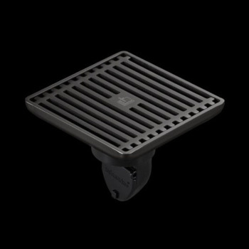 潜水艇 MGK50-10 枪灰色 竹排式地漏 不锈钢 DN50