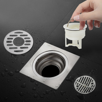 达柏林 DL7064 不锈钢地漏 100*100*￠50mm 不锈钢 DN50
