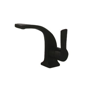 欧泰 面盆龙头 单柄单孔 黑 OT-803010-BK 冷热款含软管 铜