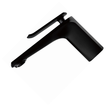 欧泰 面盆龙头 单柄单孔 黑 OT-801085 冷热款含软管 铜