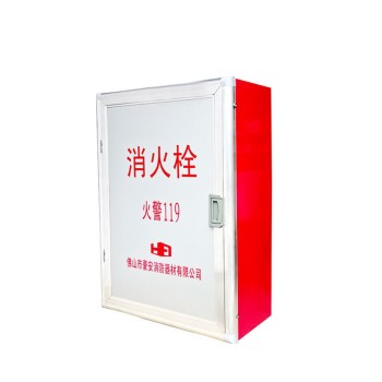 大地 消火栓箱箱体 左开明装 白色