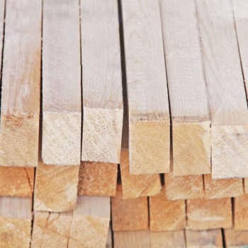 长信 纯白松带皮材