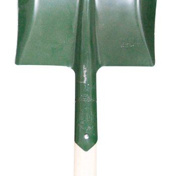 军印 成套带把铁锹 方锹 绿白头 415*295*245mm