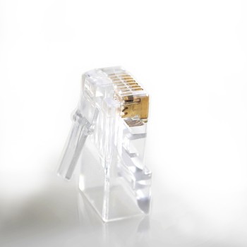 安普六类非屏蔽水晶头-BD RJ45 100个/盒