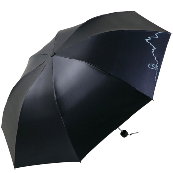 天堂Paradise 三折晴雨伞旅行者款 33628EL 57cm×8K