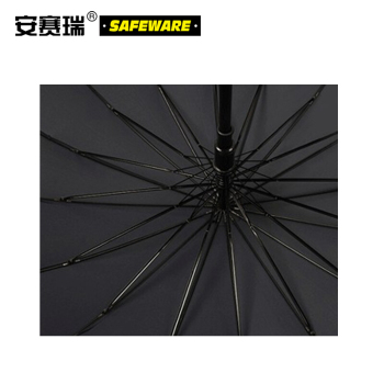 安赛瑞 小号商务长柄手动商务雨伞 16骨