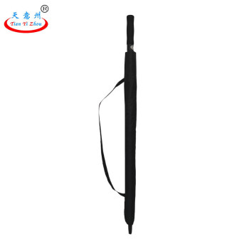 天意州 双层加大伞面应急半自动晴雨伞 TYZ-22061503 120cm*8股 黑色