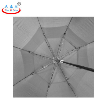 天意州 双层加大伞面应急半自动晴雨伞 TYZ-22061503 120cm*8股 黑色