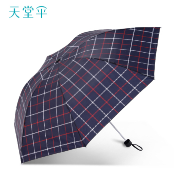 天堂 隐格三折晴雨伞 339S 颜色随机 直径114cm×7K