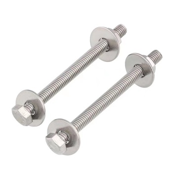 YW 定制流量计螺栓螺丝长杆螺丝螺母 24*135丝杆 2个螺母 2个25*44*4平垫 镀锌