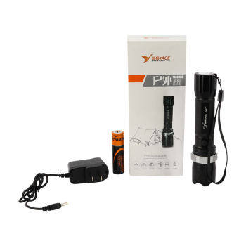 雅格 铝合金强光手电 YG-336C 1200毫安 3W