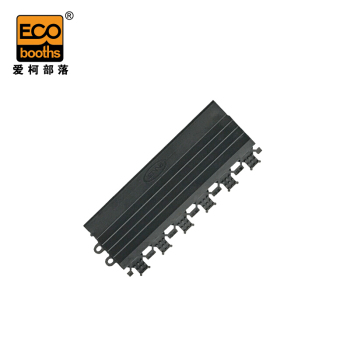 爱柯部落 公母扣边条转角搭配布伦模块刮沙地垫 19.5*8cm E2010502012 黑色边条 单拍不发