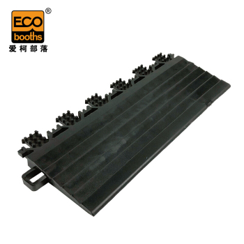爱柯部落 公母扣边条转角搭配布伦模块刮沙地垫 19.5*8cm E2010502012 黑色边条 单拍不发