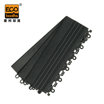 爱柯部落 公母扣边条转角搭配布伦模块刮沙地垫 19.5*8cm E2010502012 黑色边条 单拍不发