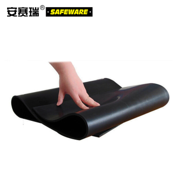 安赛瑞 13723高压10KV绝缘地垫 13723 1*1m*5mm 10KV