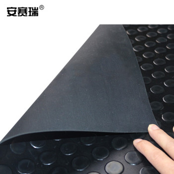 安赛瑞 16099 10千伏高压配电房安全绝缘地毯垫 16099 1×5m*5mm 10kV