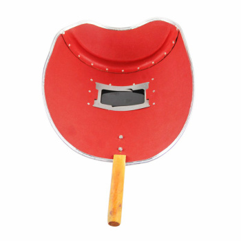 沂鑫 电焊面罩包边 手提式 红色