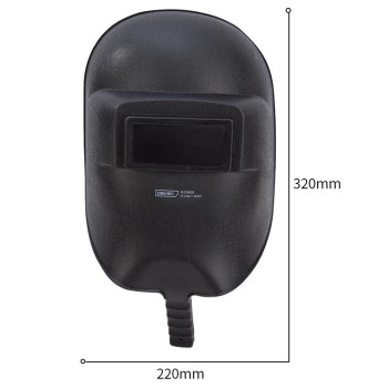 得力工具 黑 电焊面罩 手持式/DL23900