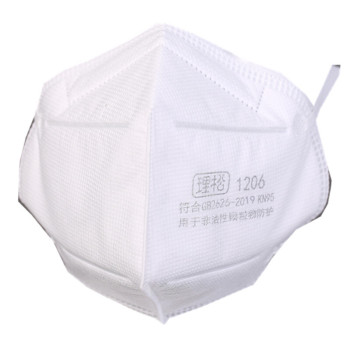 理松 KN95耳戴式防颗粒物口罩 1206 有海绵条 不带阀 50只/包