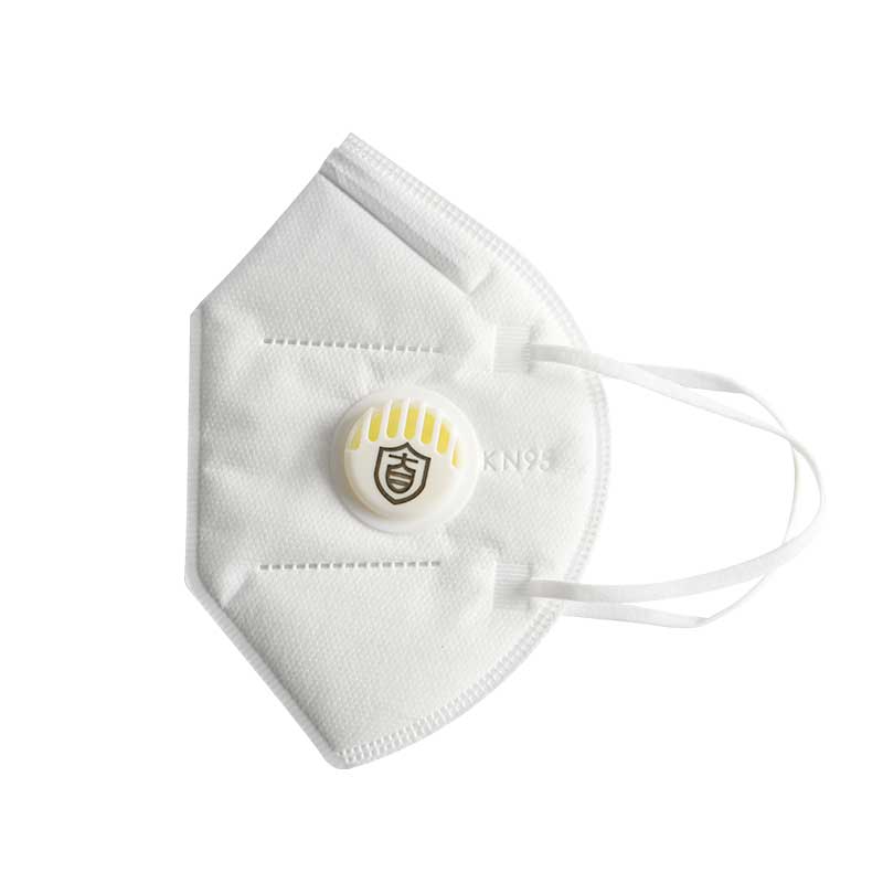 汉盾 HD9521V KN95折叠式口罩 耳带式 带呼吸阀 独立装