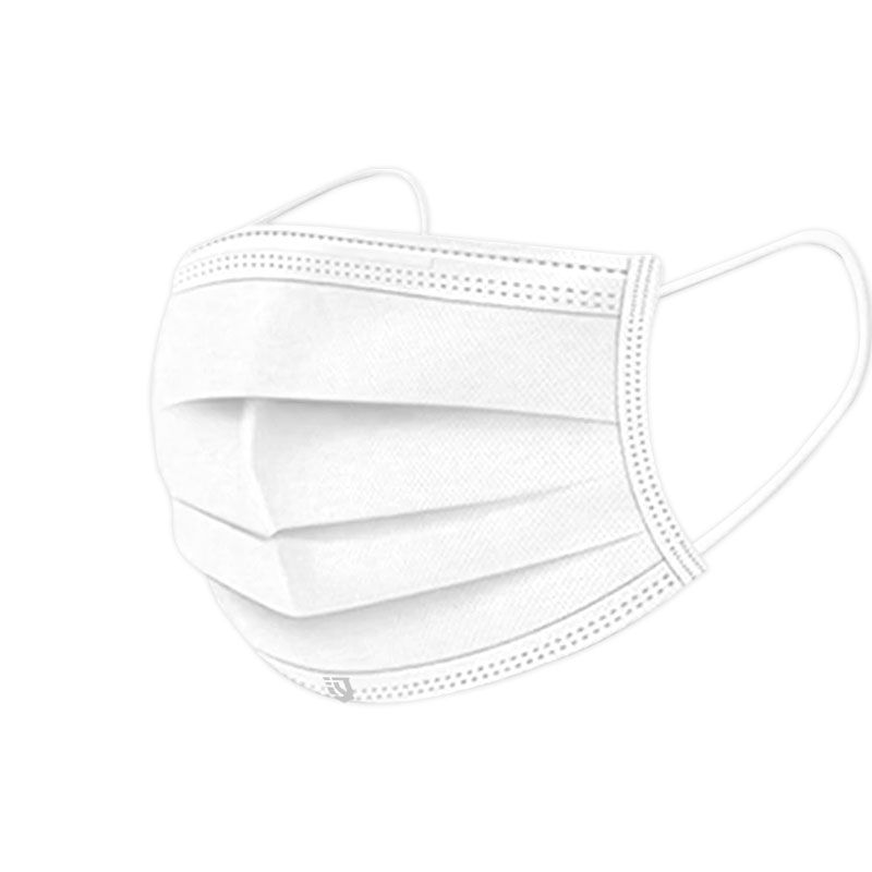 汉盾 HD1096 三层白色一次性平面口罩 独立装 50只