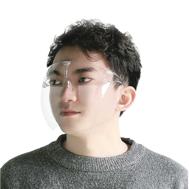 汉盾 HD-L032 防雾透明隔离防护面罩防飞沫飞溅太空球形面罩