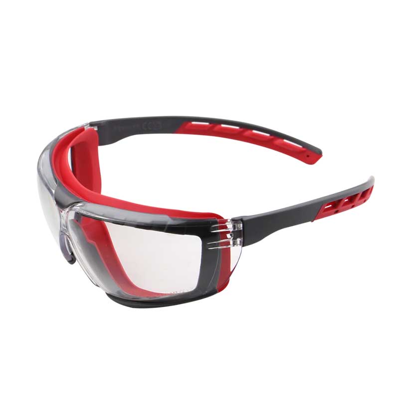 汉盾 HD-EY591 防雾防刮防冲击抗UV眼镜 软胶框架和腿垫