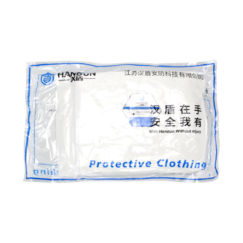 汉盾 HD-BP616 白色带帽连体式限次性工业防护服