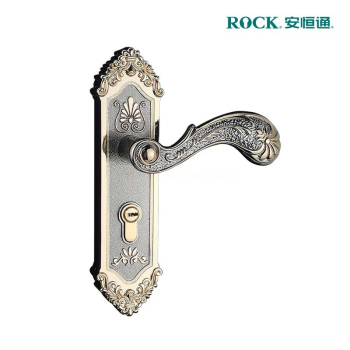ROCK安恒通 木门锁 锌合金套装锁 95607 AB-4550套锁