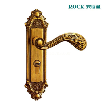 ROCK安恒通 木门锁 锌合金套装锁 95607 AB-4550套锁