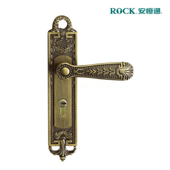 ROCK安恒通 木门锁 锌合金套装锁 95607 AB-4550套锁